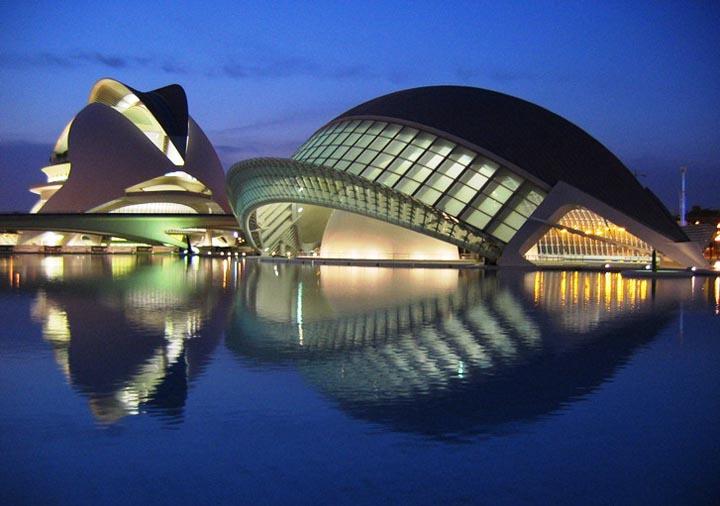 valencia şehir mimarisi